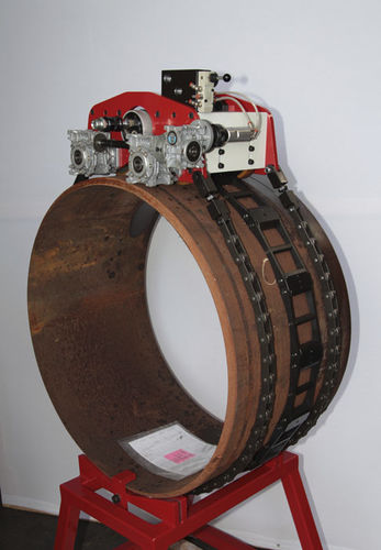 Máquina de corte de hoja rotativa - TAF - G.B.C. Industrial Tools S.p.A. - para metal / de achaflanado / neumática