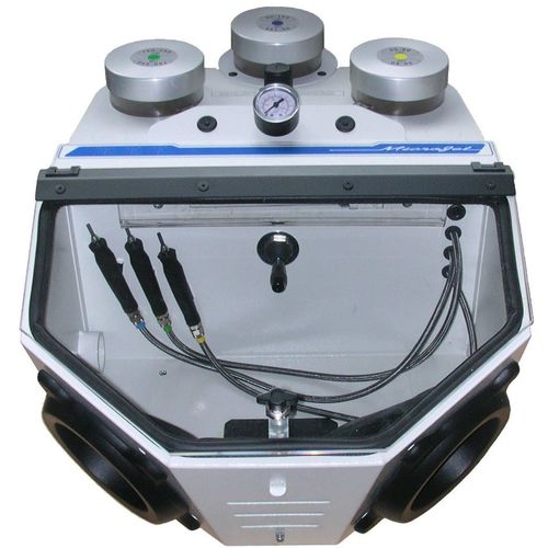 Cabina de chorro de arena con inyector - MICROJET - Gläsner Sandstrahl Maschinenbau GmbH - manual