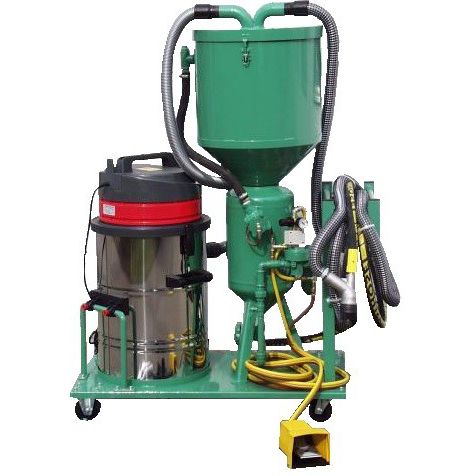 Microarenadora a presión - MEGA CLEAN - Gläsner Sandstrahl Maschinenbau GmbH - manual / móvil
