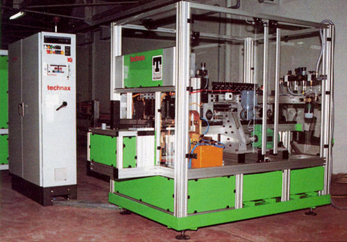 Máquina de producción de marcos metálicos - TECHNAX - automatizada