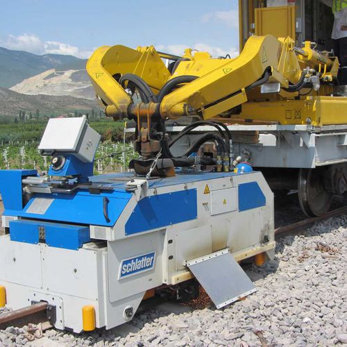 Máquina de soldar a tope - AMS60 - Schlatter - automática / independiente / para vehículo ferroviario