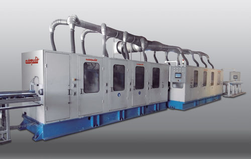 Máquina pulidora para metales - E4-200/8UT(4T+4B) - AUTOPULIT - de tubos / automática / doble cabezal