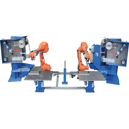 Célula robotizada de rectificado - CR-60/2UL+2UL+PDG - AUTOPULIT - de pulido