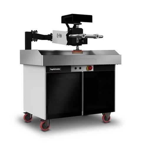 Rectificadora de piezas para procesar - TopGrinder - Q-Fin Quality Finishing Machines - con control manual / portátil