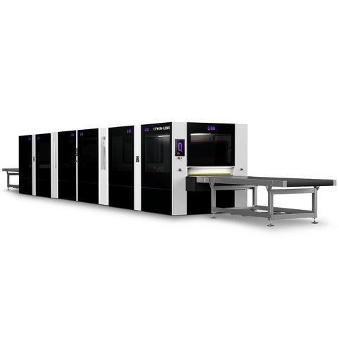 Máquina de acabado de estantería de ángulos - TwinLine - Q-Fin Quality Finishing Machines - de desbastado / de acabado / para herramientas
