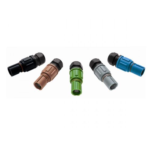 Conector de alimentación eléctrica - Ten47 - coaxial / macho-hembra / de bloqueo
