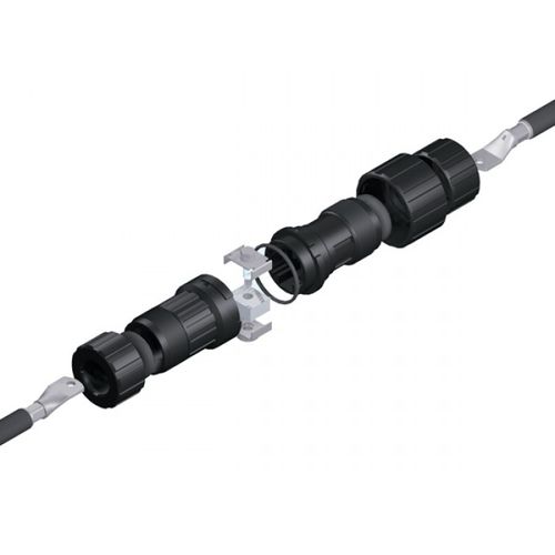 Conector de alimentación eléctrica - Ten47 - cilíndrico / de rosca / de cobre