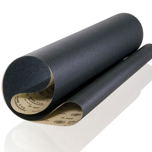 Cinta abrasiva de óxido de aluminio - BW 114 - HERMES - de papel F / resina / ancha