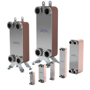 Intercambiador de calor de placas brasadas - CB series - Alfa Laval - líquido-líquido / de acero inoxidable / de cobre