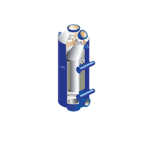 Calefactor para gases de escape - Aalborg EX - Alfa Laval - de circulación / de vapor