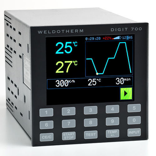 Controlador de temperatura doble visualizador led - DIGIT 700 - Weldotherm GmbH - tecnología / programable / de calor
