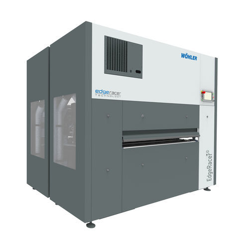 Desbarbadora con cepillo - D series - Wöhler Brush Tech GmbH - de estantería de ángulos / de acabado / bilateral
