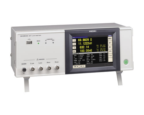 Medidor RCL benchtop - 1 mHz - 200 kHz, ±0.05% rdg. | IM3533, IM3533-01 - HIOKI E.E. CORPORATION