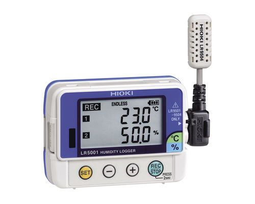Registrador de datos de temperatura - LR5001 - HIOKI E.E. CORPORATION - de humedad relativa / RS-232C / con pantalla