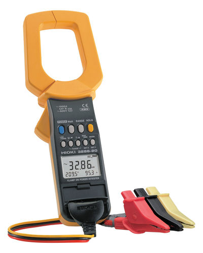 Analizador de red eléctrica - 150 - 600V, 20 - 1000A, 6 - 1200kW | 3286-20 - HIOKI E.E. CORPORATION - de potencia / portátil