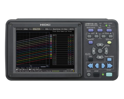 Registrador de datos de temperatura - 105 channels | LR8410-20  - HIOKI E.E. CORPORATION - bluetooth / con pantalla / compacto