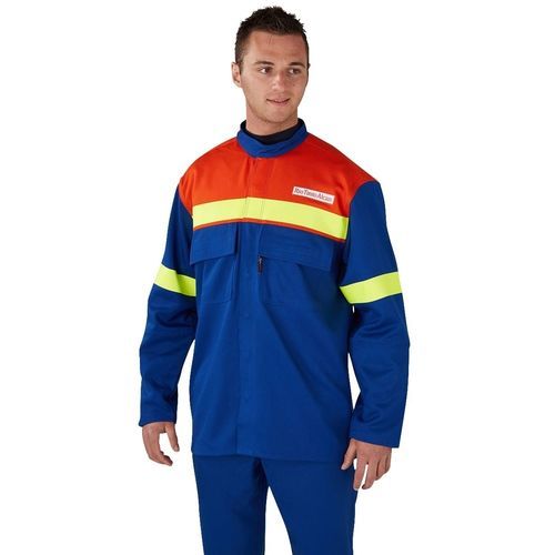 Camisa de trabajo - ALU-SAFE DP® - A.J. Charnaud & Co. (Pty) Ltd. - de algodón / de Velcro® / para la metalurgia