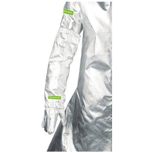Cubrebrazo de trabajo - METAL-SAFE® - A.J. Charnaud & Co. (Pty) Ltd. - a prueba de calor / para la metalurgia / plateado