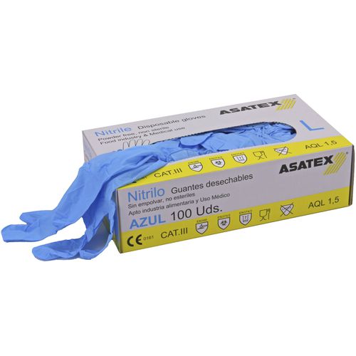 Guante de trabajo -  ENHU35-24 - Asatex AG - de protección mecánica / de nitrilo / desechable