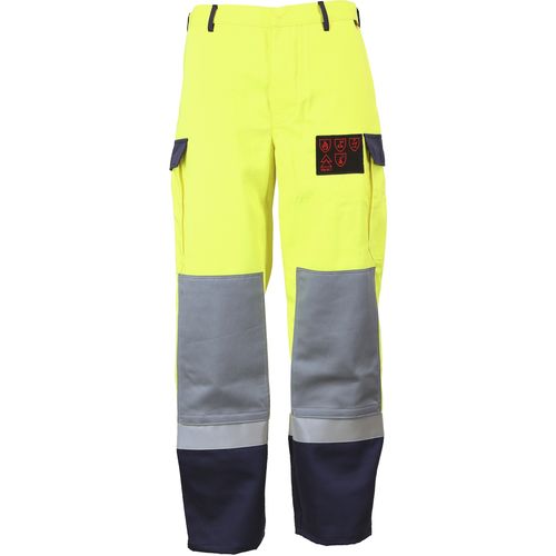 Pantalón de trabajo - BGHO52 - Asatex AG - de alta visibilidad / de tipo 6 / contra los arcos eléctricos