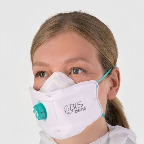 Máscara de protección desechable - BLS 860 - Berner International GmbH - FFP3 / semimáscara / médica