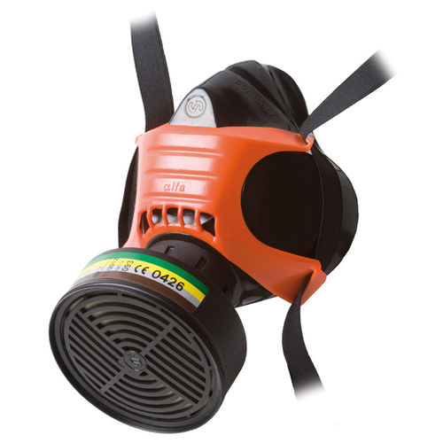 Máscara de protección semimáscara - Polimask Alfa series - D.P.I. s.r.l. - de cartucho / de 1 filtro