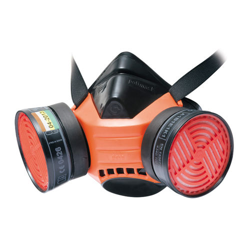 Máscara de protección semimáscara - Polimask Beta series - D.P.I. s.r.l. - de cartucho / de 2 filtros