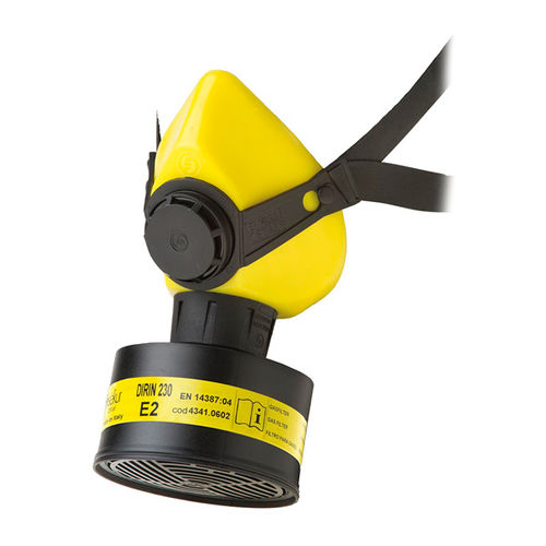 Máscara de protección semimáscara - Polimask 330 series - D.P.I. s.r.l. - de cartucho / de 1 filtro