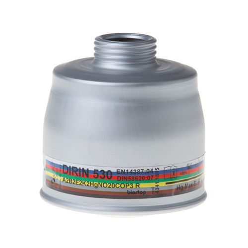 Filtro de aire - DIRIN 530 series - D.P.I. s.r.l. - de cartucho / para máscara respiratoria / roscado