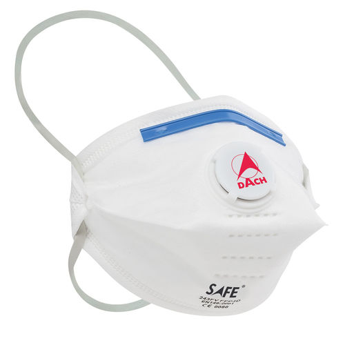 Máscara de protección desechable - 243FV - DACH Schutzbekleidung GmbH & Co. KG - FFP3 / contra partículas