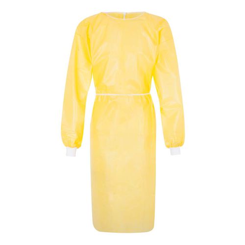 Bata de trabajo - 425Y - DACH Schutzbekleidung GmbH & Co. KG - impermeable / de poliéster / para el sector médico