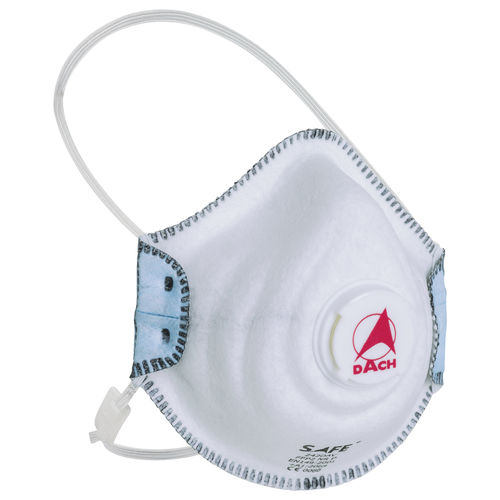 Máscara de protección desechable - 242DAV - DACH Schutzbekleidung GmbH & Co. KG - FFP2 / con válvula / contra partículas