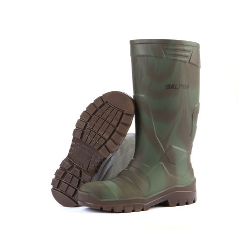 Botas de seguridad para la agricultura - Alpha Camouflage - DIKAMAR, S.A. Industria de Proteção de Calçado - para trabajos forestales / antideslizante / resistente al agua