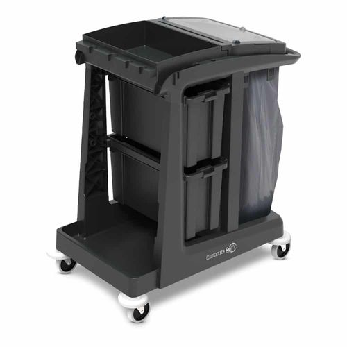 Carretilla de limpieza - EM2  - Numatic - de almacenamiento / de plástico reciclado / de fuerte carga