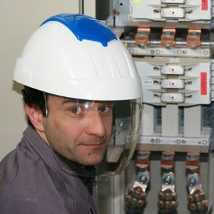 Casco electricista - E-MAN 4000 - ENHA GmbH - EN 397 / con visera