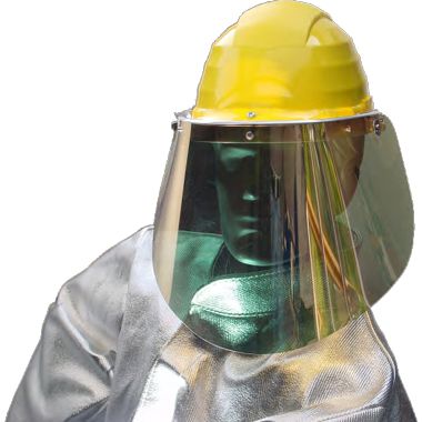 Casco para bombero - T6 - ENHA GmbH - EN 397 / amarillo / con visera