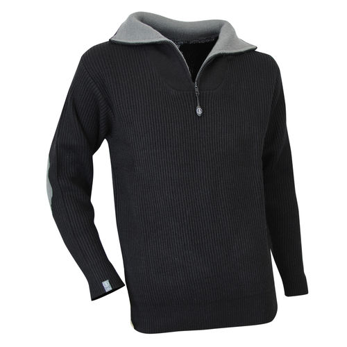 Suéter de trabajo - 803170 CACAO - Ets LEBEURRE SAS - de lana / de fibra acrílica / unisex