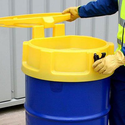 Bidón de polietileno - 31-1267 - Evolution Sorbent Products Global, LLS - con tapa / con protección UV