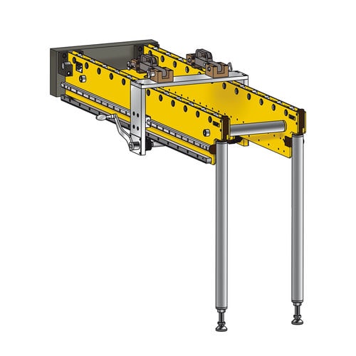 Consola amovible con pies ajustables - 8.18354 - Römheld GmbH Friedrichshütte - para la manipulación de herramienta de prensa / con accionamiento manual