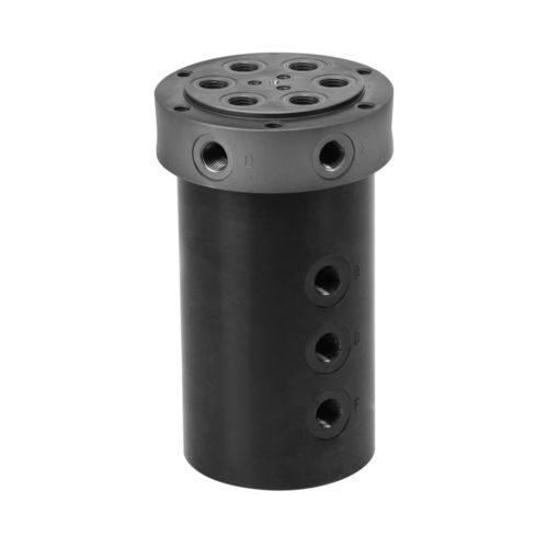 Racor giratorio para aceite - F9.281-2 series - Römheld GmbH Friedrichshütte - de 2 pasos / hidráulico / de rodillos