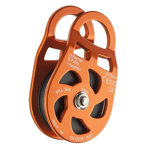 Polea de rodillos - P02 - Heightec Ltd. - para cable / de aluminio / cojinete
