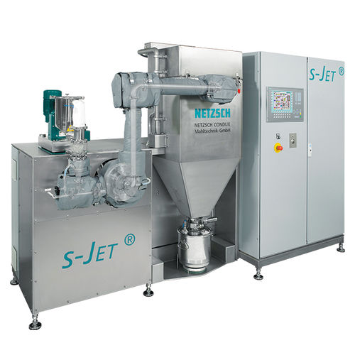 Molino para metales - s-Jet® 25 - NETZSCH Grinding & Dispersing - para cerámica / de chorro de vapor / vertical