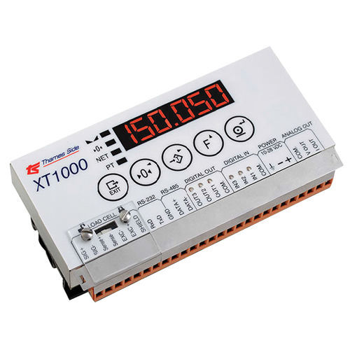 Indicador transmisor de pesaje digital - XT1000   - Thames Side Sensors - con visualizador led / en riel DIN / Ethernet