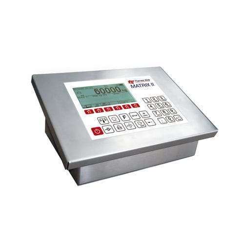 Indicador controlador de pesaje digital - MATRIX 2   - Thames Side Sensors - para montaje sobre panel / de acero inoxidable / de relés