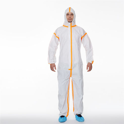 Traje no tejido - Hubei Wanli Protective Products Co., Ltd. - de trabajo / de protección química / de polipropileno