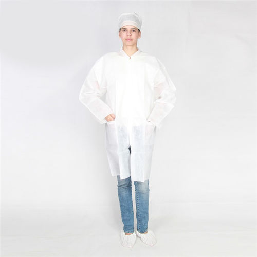 Bata para laboratorio - Hubei Wanli Protective Products Co., Ltd. - de trabajo / de tejido SMS / de polipropileno