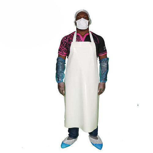 Delantal de trabajo - WLP5004 - Hubei Wanli Protective Products Co., Ltd. - de protección química / de vinilo / para la industria agroalimentaria