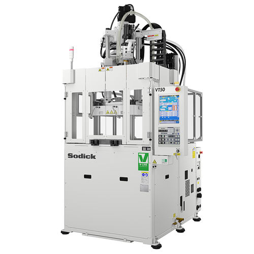 Máquina de inyección vertical - VT50 - Sodick - híbrida / con articulación de ángulo