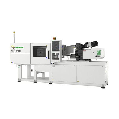 Máquina de inyección horizontal - MS50G2 - Sodick - eléctrica / con articulación de ángulo