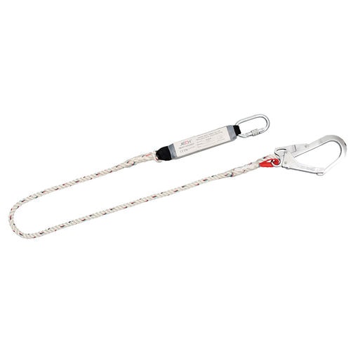 Cabo de anclaje anticaída de cuerda - JE3008 - Jinhua Jech Tools Co., Ltd. - con absorbedor de choques
